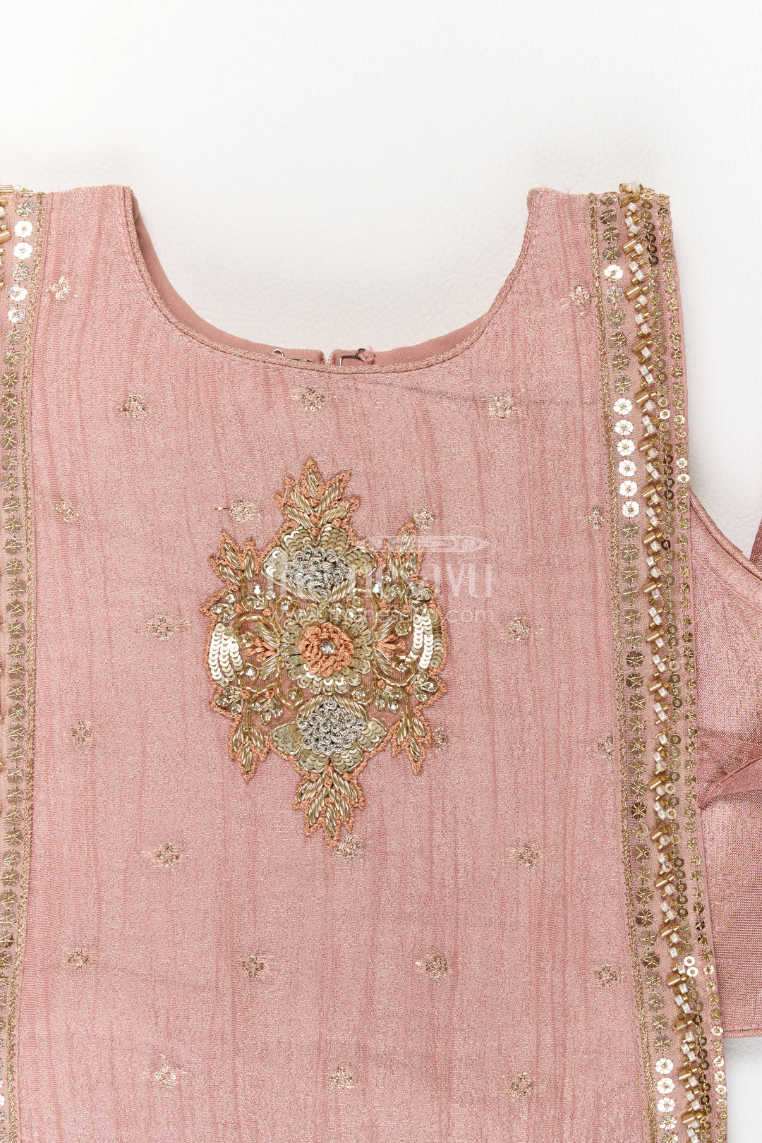 Girls Palazzo Set with Sequin Work for Weddings and Parties