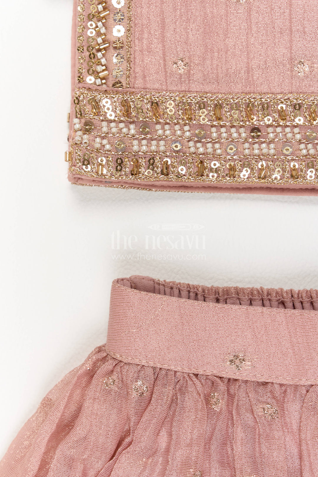Girls Palazzo Set with Sequin Work for Weddings and Parties