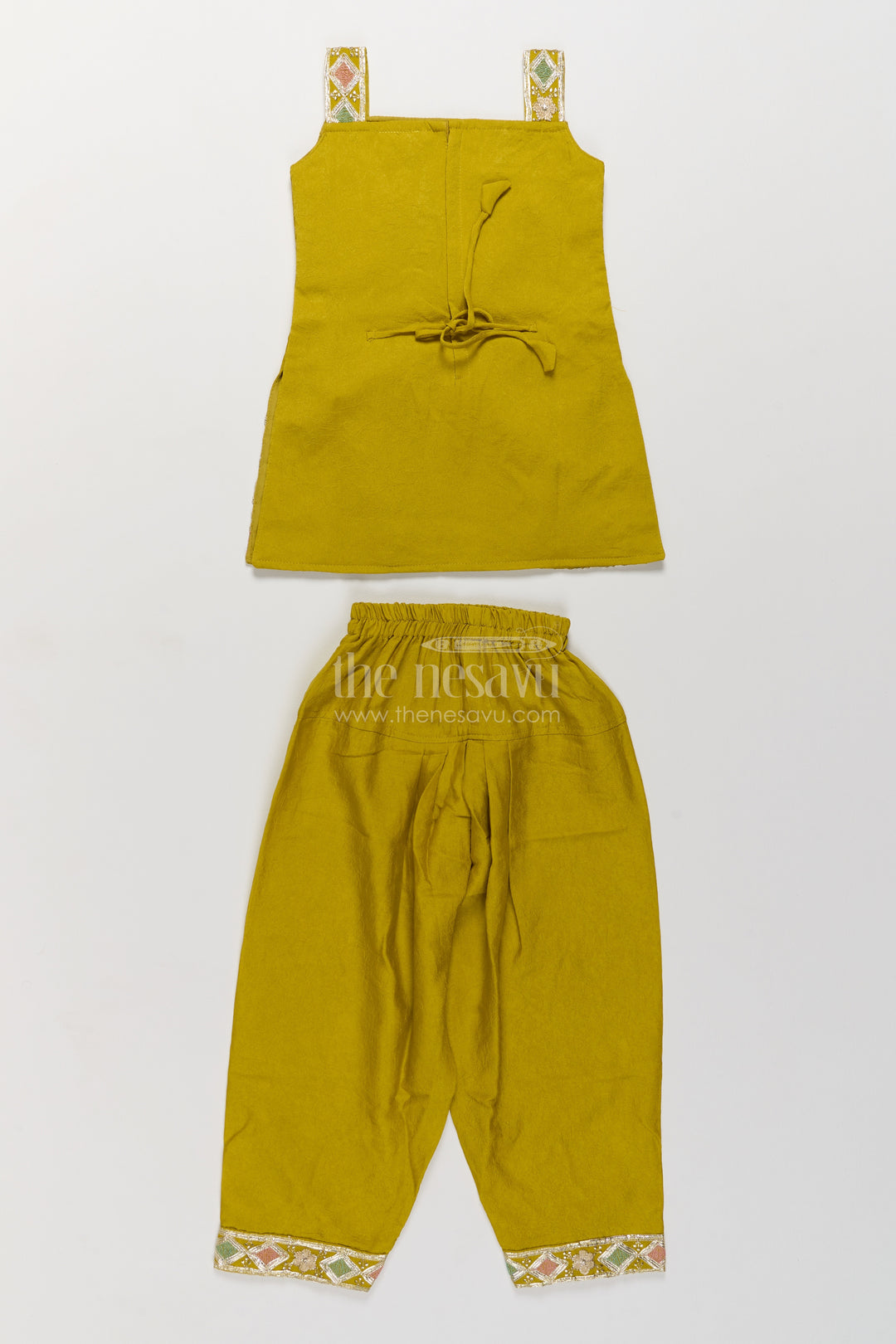 Sharara Dress for Girls in Yellow for Traditional Events