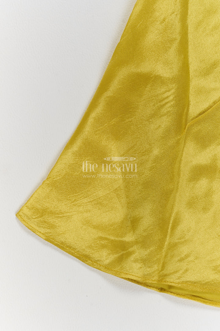 Girls Sharara Set in Yellow for Portrait Days