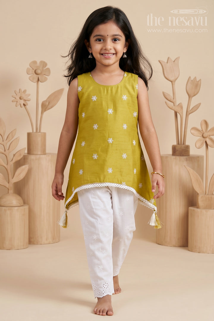 Girls Churidar Outfit for Festive Celebrations and Ethnic Wear