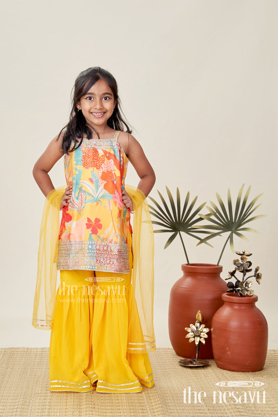 Designer Sharara Suit For Girls Traditional Occasion Set