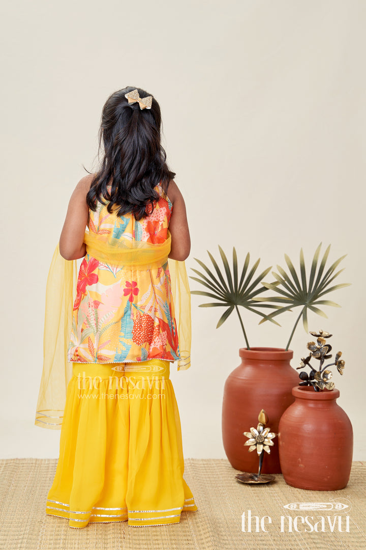 Designer Sharara Suit For Girls Traditional Occasion Set