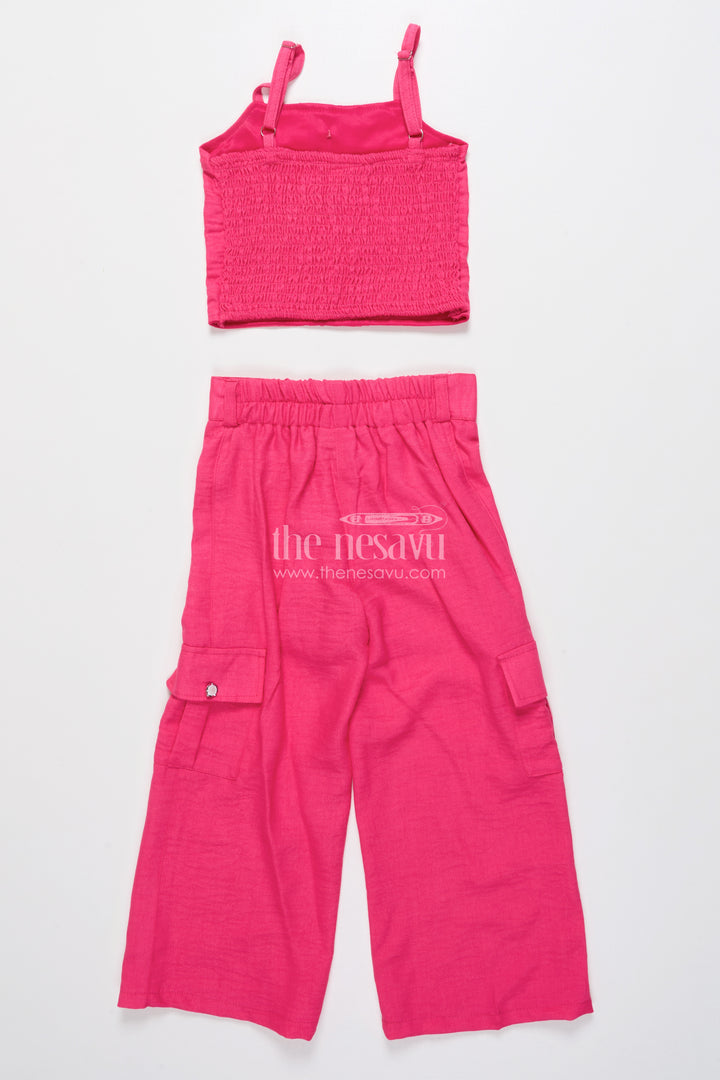 Girls Embroidered Co-Ord Set with Jacket for Ethnic Functions and Festive Parties