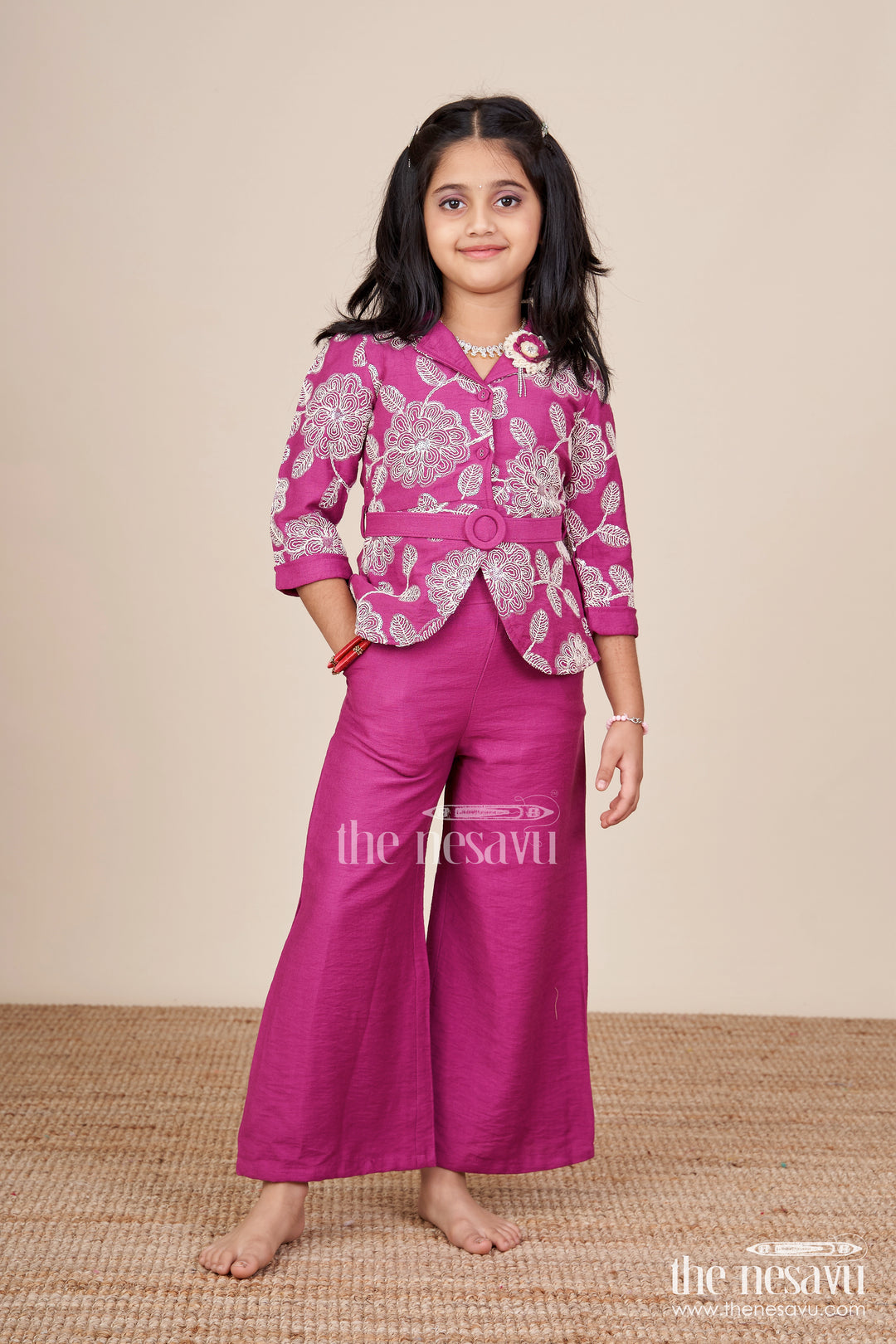 Girls Pant Suit for Festive Functions and Modern Ethnic Dressing