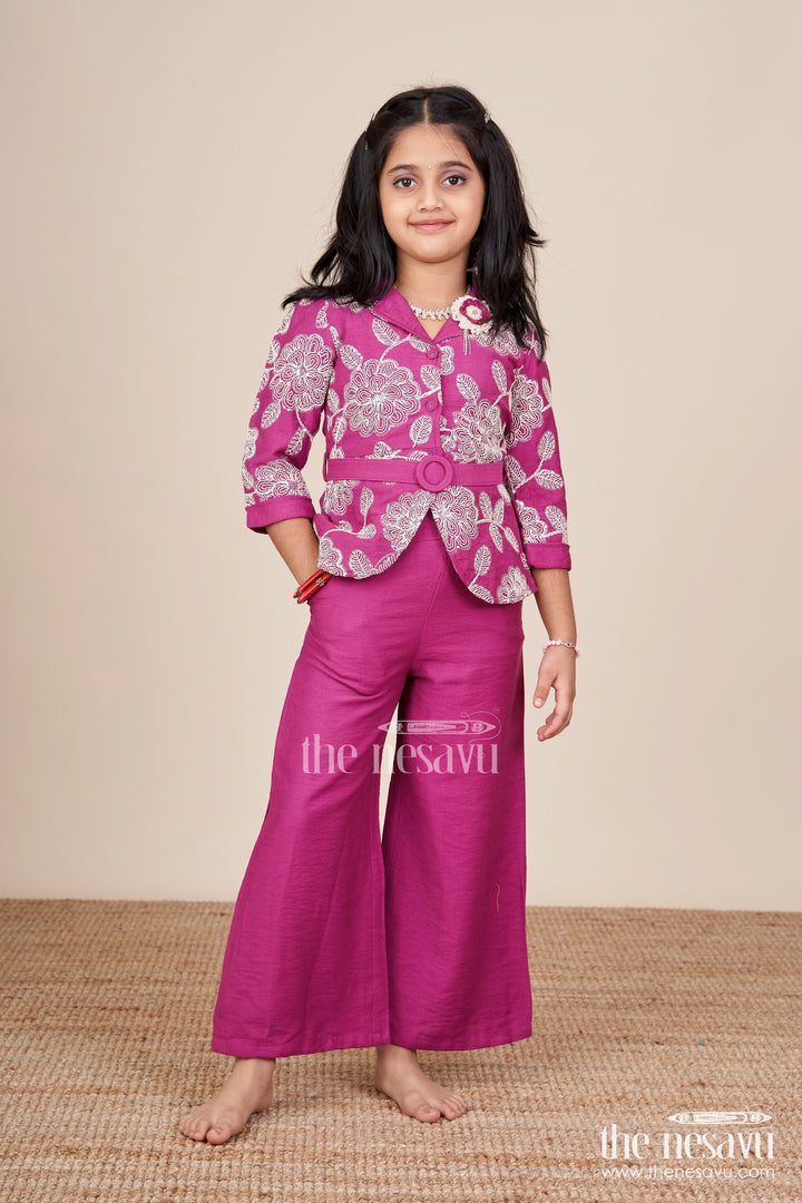 Girls Pant Suit for Festive Functions and Modern Ethnic Dressing