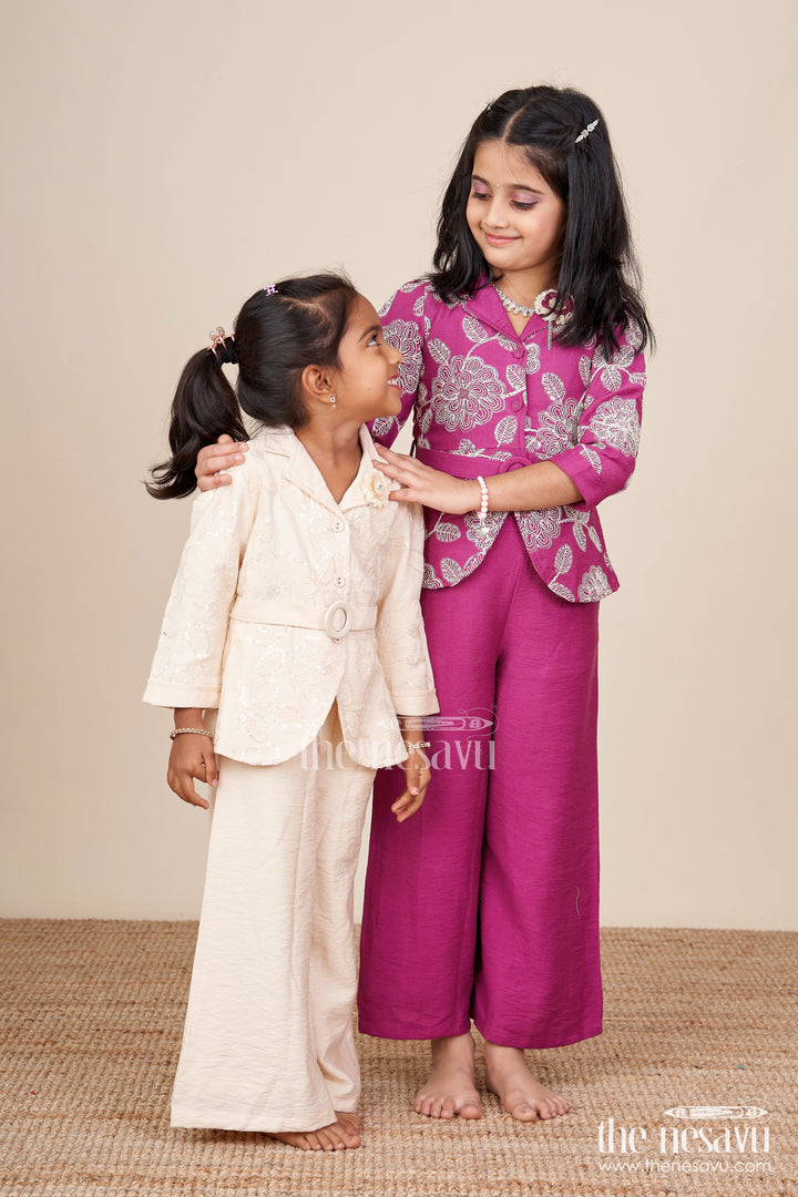 Girls Pant Suit for Festive Functions and Modern Ethnic Dressing