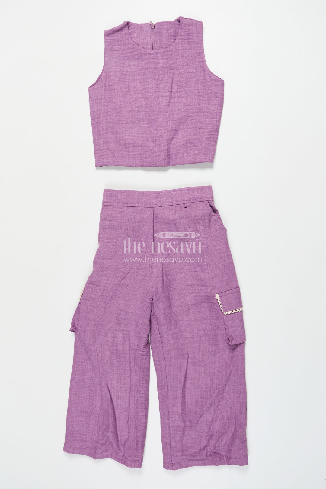 Girls Ethnic Co-Ord Set with Embroidered Jacket for Celebrations and School Events
