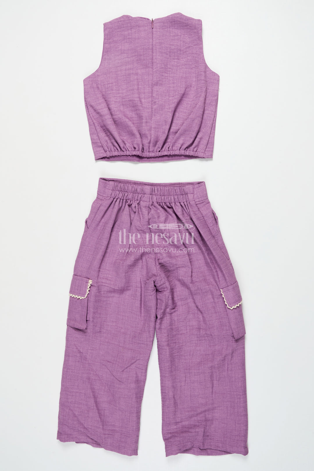 Girls Ethnic Co-Ord Set with Embroidered Jacket for Celebrations and School Events