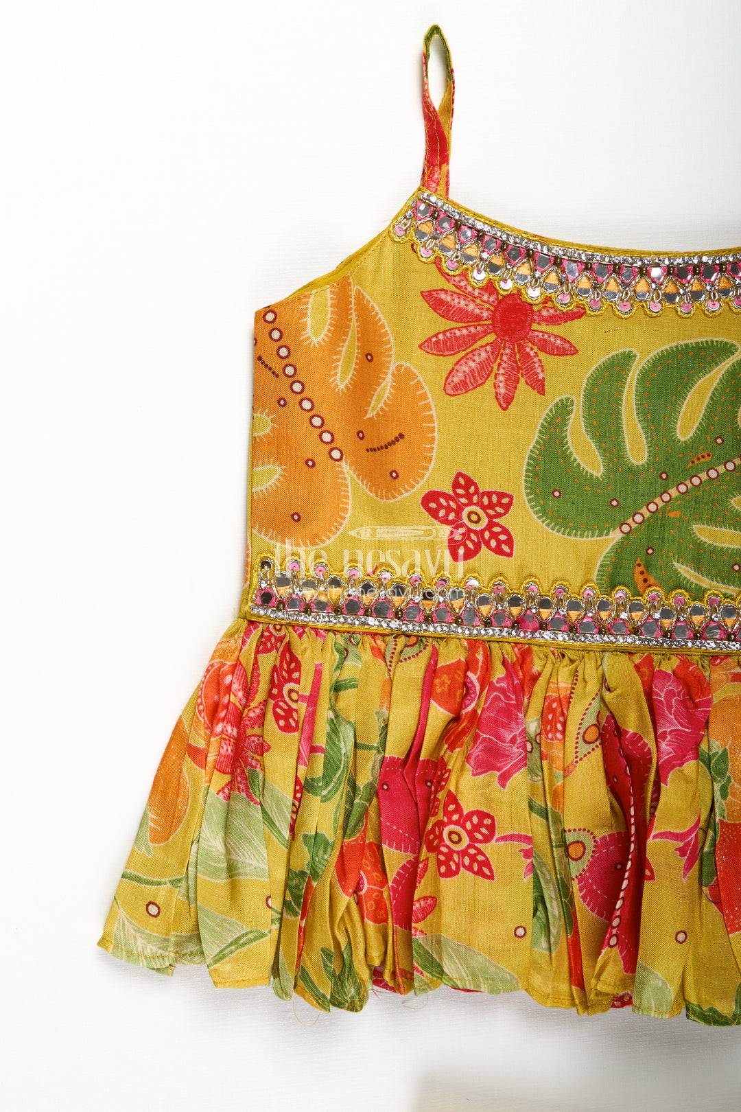 Girls Ethnic Suit With Dupatta Festive Kurti Set