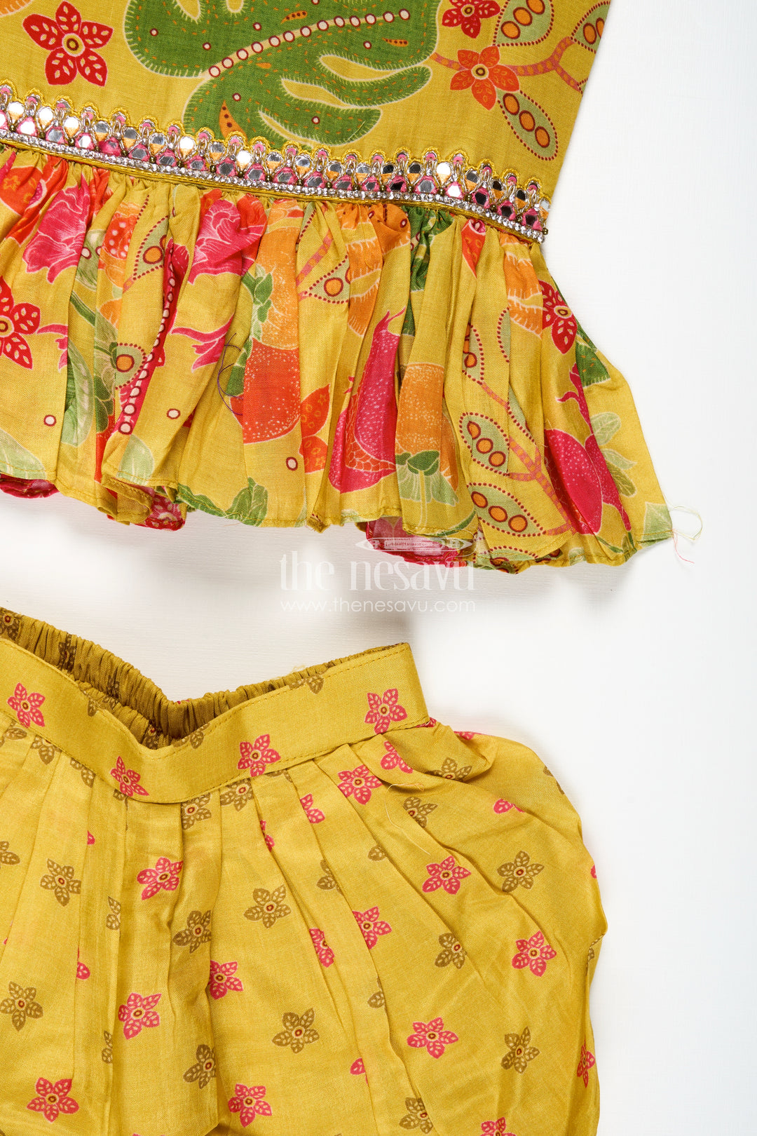 Girls Ethnic Suit With Dupatta Festive Kurti Set