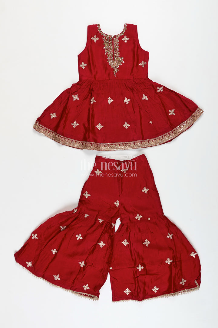 Sharara Dress For Girls Wedding Wear With Dupatta