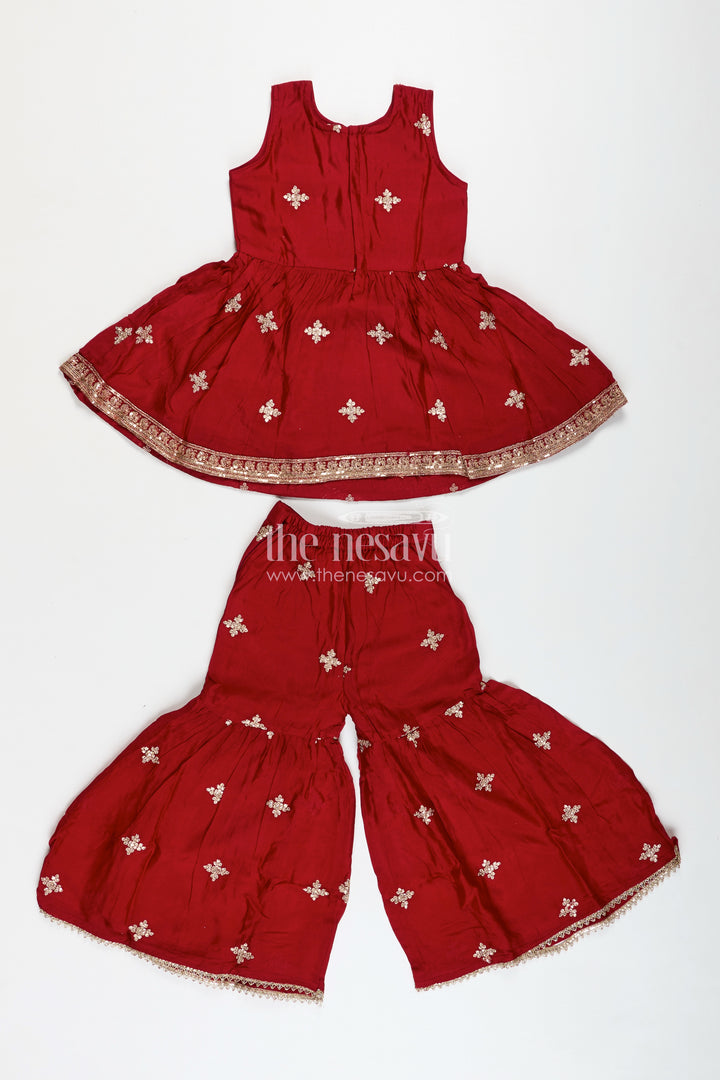 Sharara Dress For Girls Wedding Wear With Dupatta