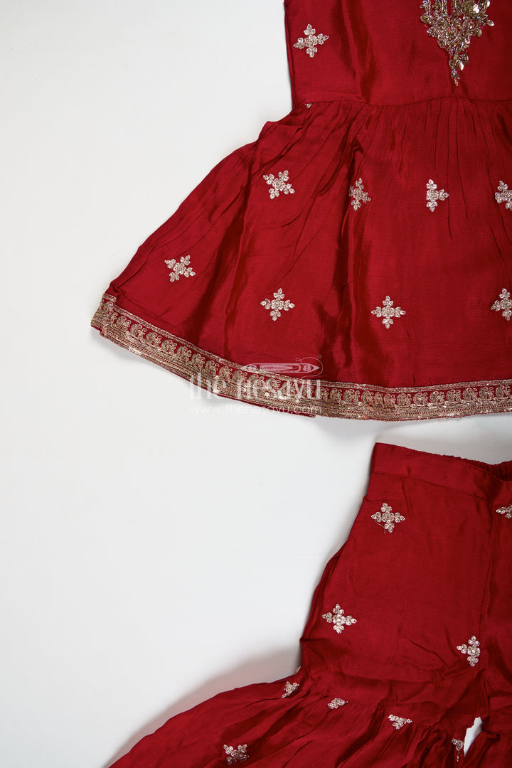 Sharara Dress For Girls Wedding Wear With Dupatta