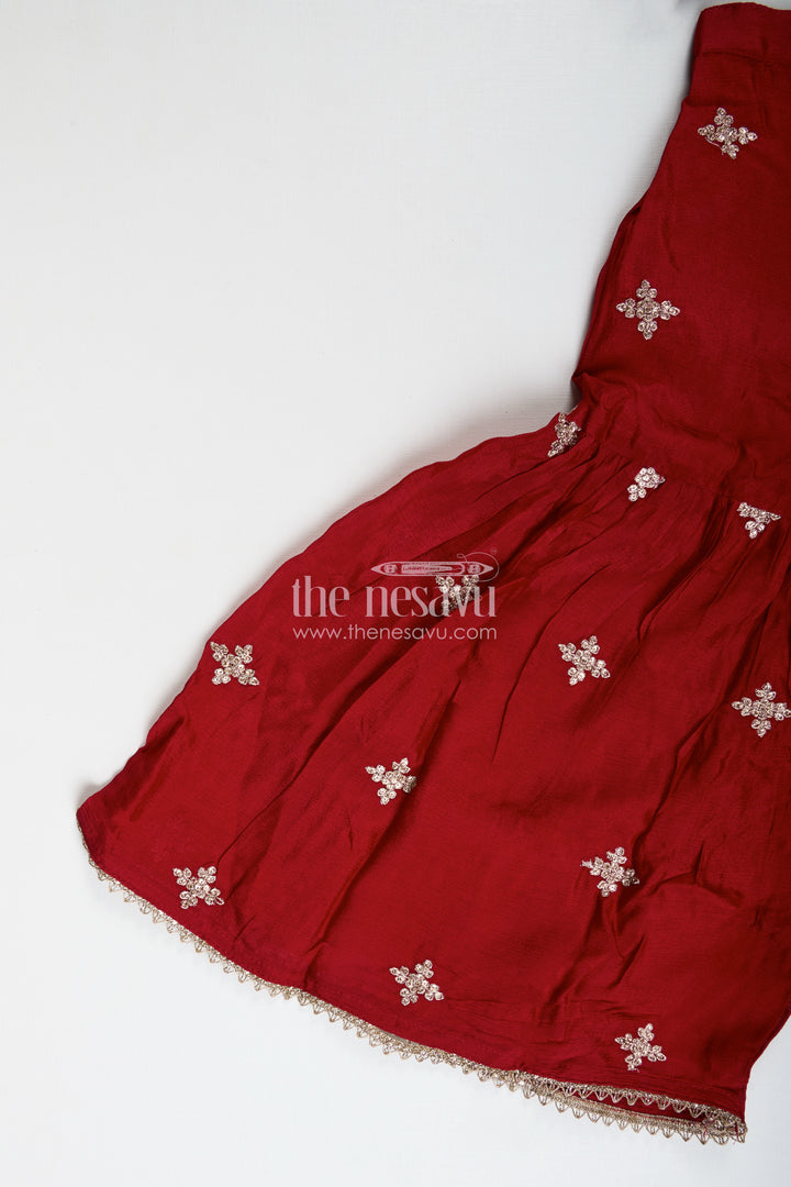 Sharara Dress For Girls Wedding Wear With Dupatta