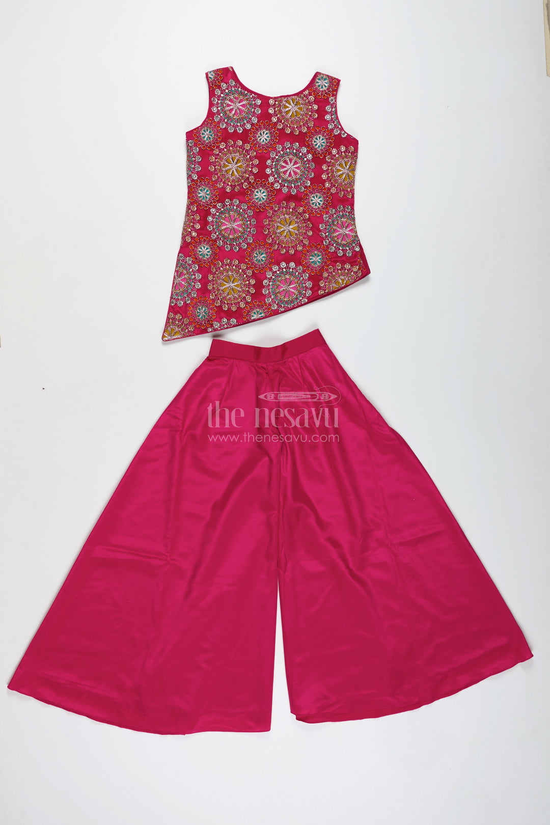 Palazzo Dress For Girls Festive Ethnic Party Outfit