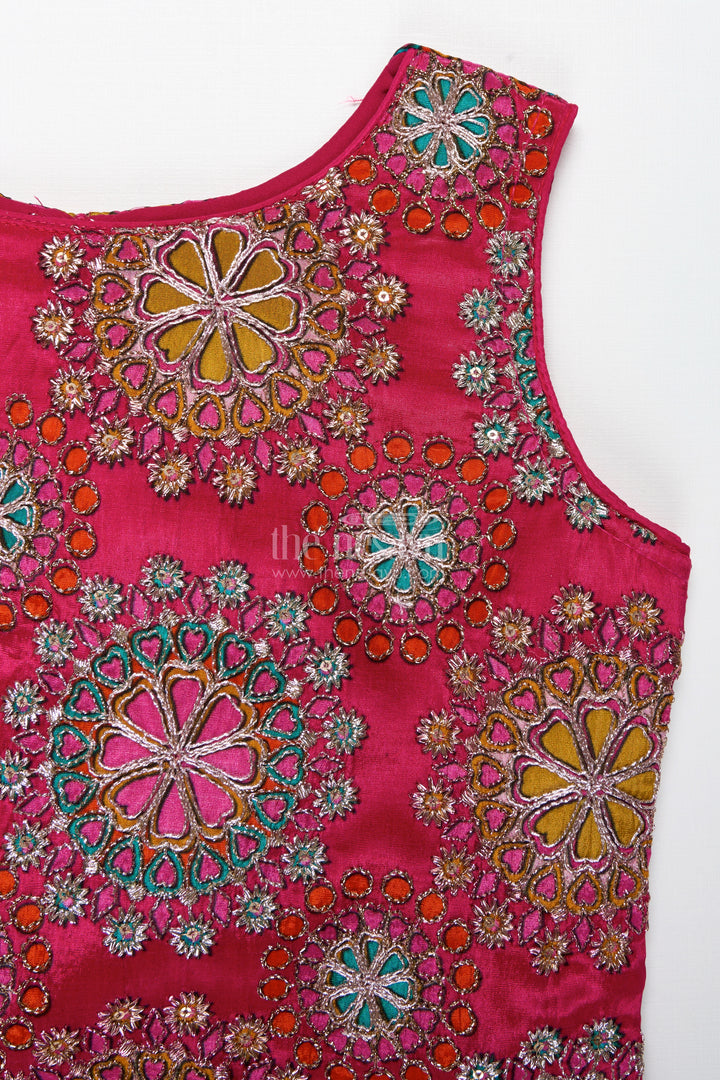 Palazzo Dress For Girls Festive Ethnic Party Outfit