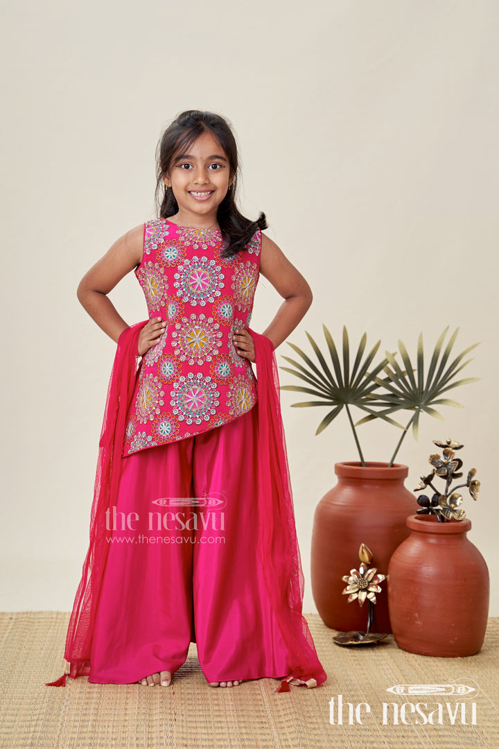 Palazzo Dress For Girls Festive Ethnic Party Outfit