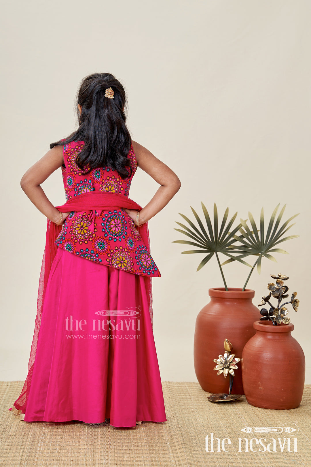 Palazzo Dress For Girls Festive Ethnic Party Outfit