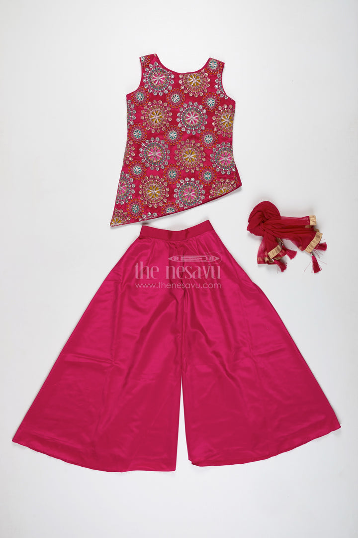 Palazzo Dress For Girls Festive Ethnic Party Outfit