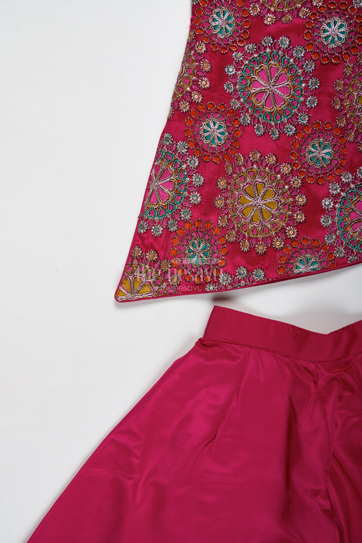 Palazzo Dress For Girls Festive Ethnic Party Outfit