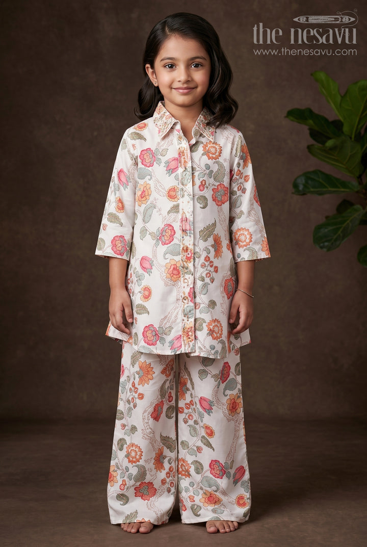 Girls Casual Set for Family Outings and Festive Gatherings