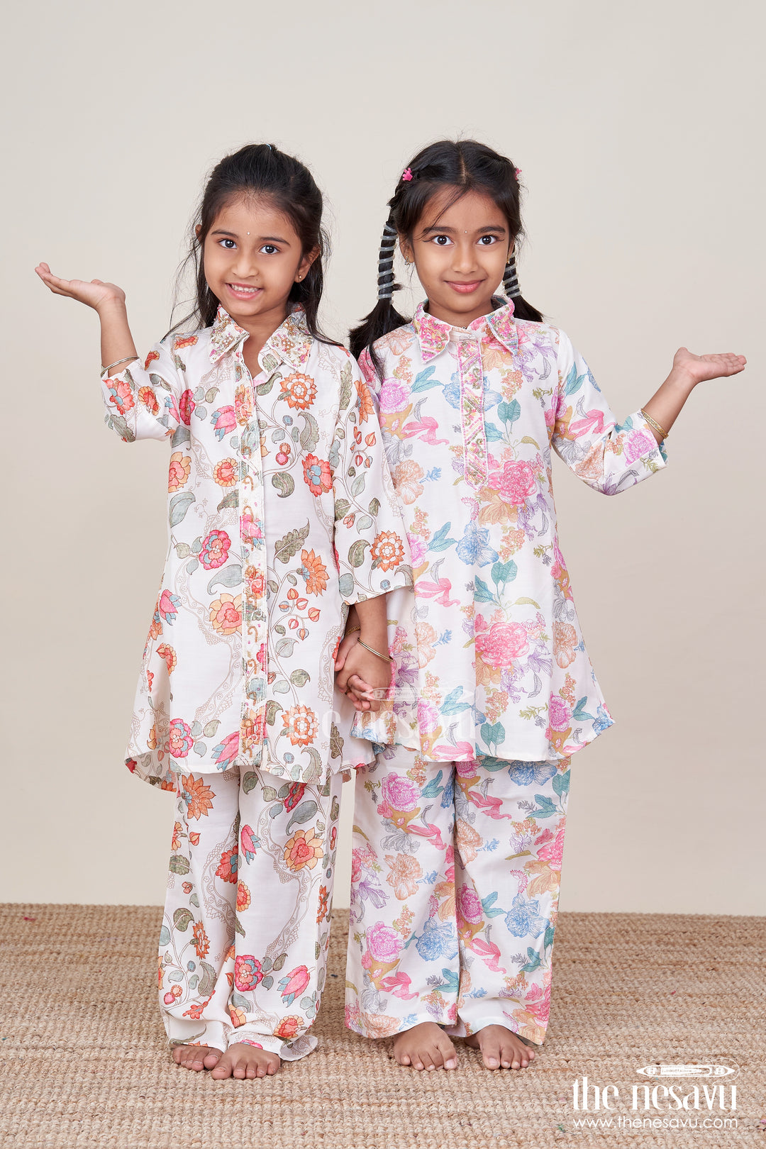 Girls Casual Set for Family Outings and Festive Gatherings