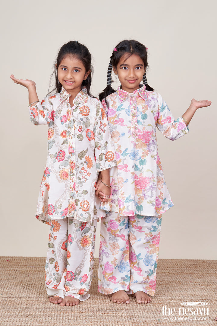 Girls Casual Set for Family Outings and Festive Gatherings