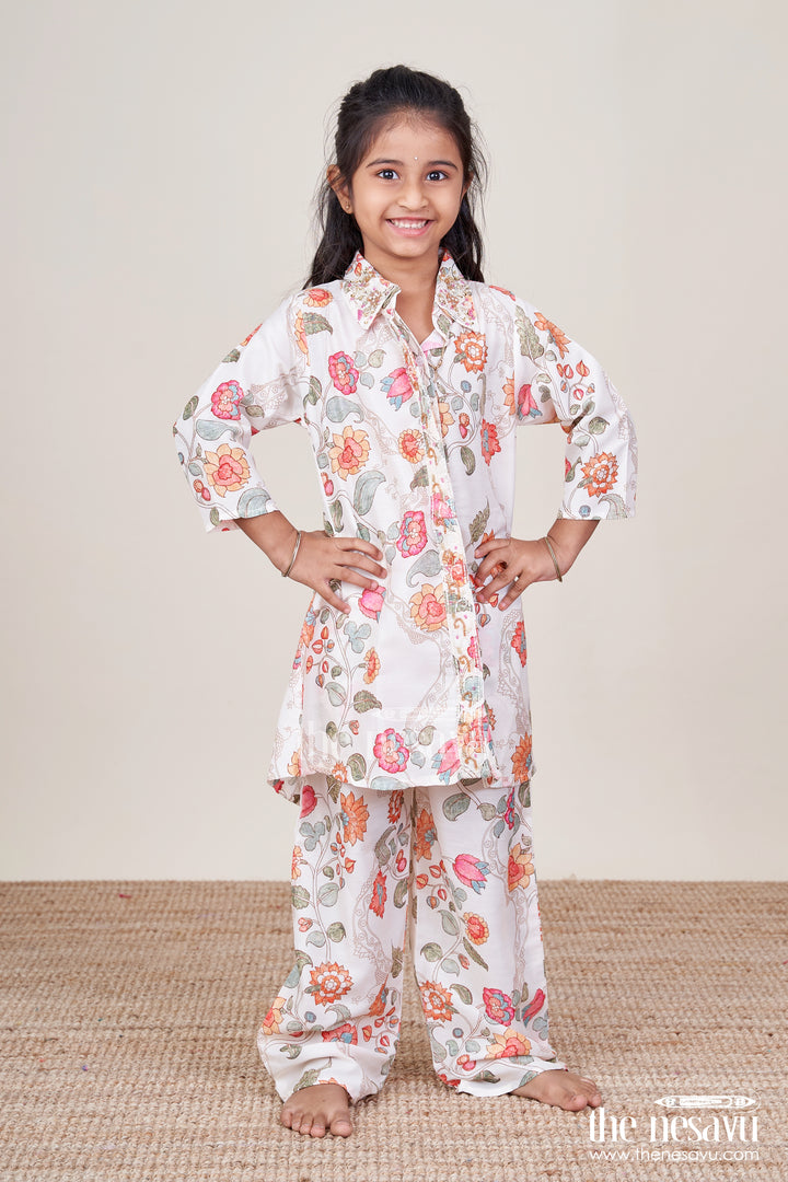 Girls Casual Set for Family Outings and Festive Gatherings