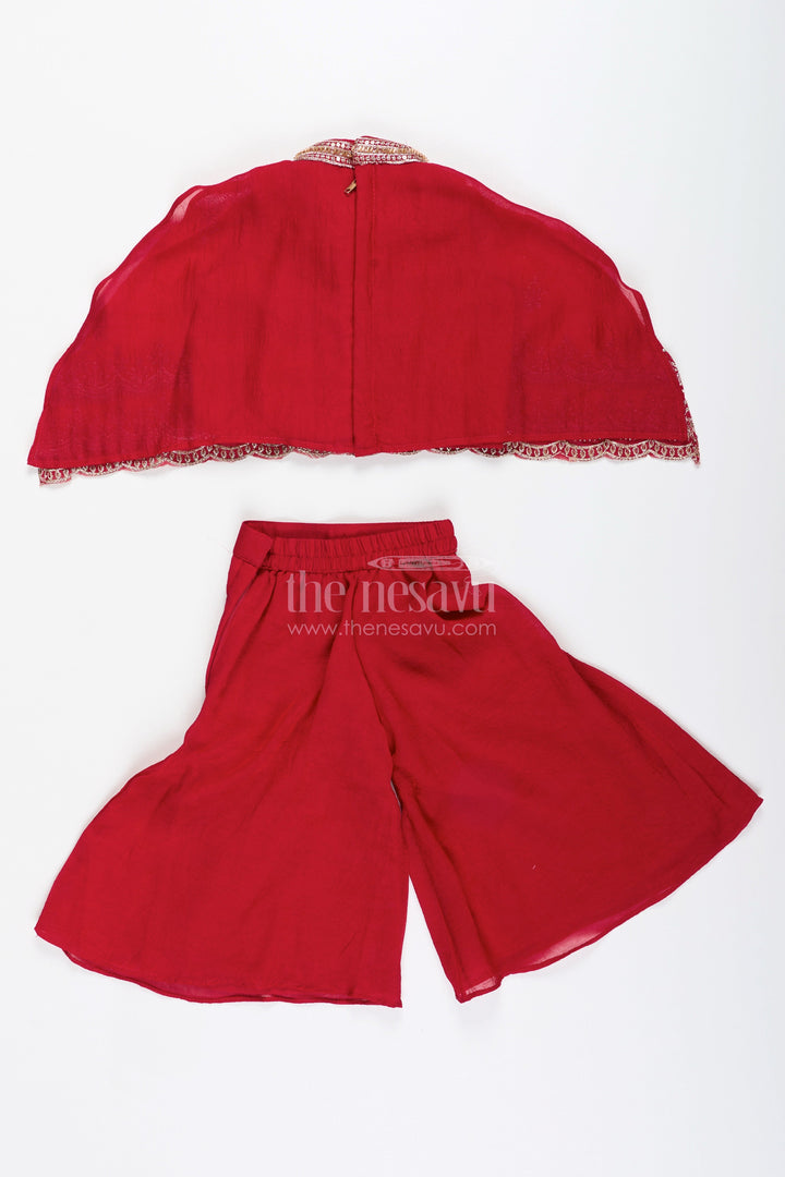 Sharara set for toddler girls perfect for wedding functions and family sangeets