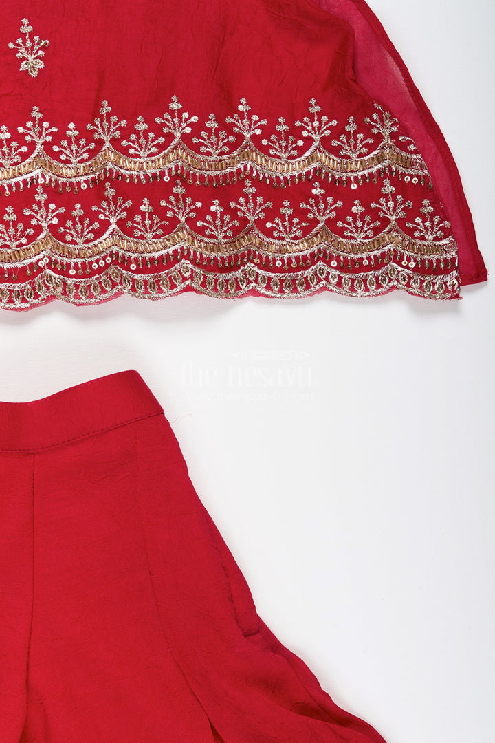 Sharara set for toddler girls perfect for wedding functions and family sangeets