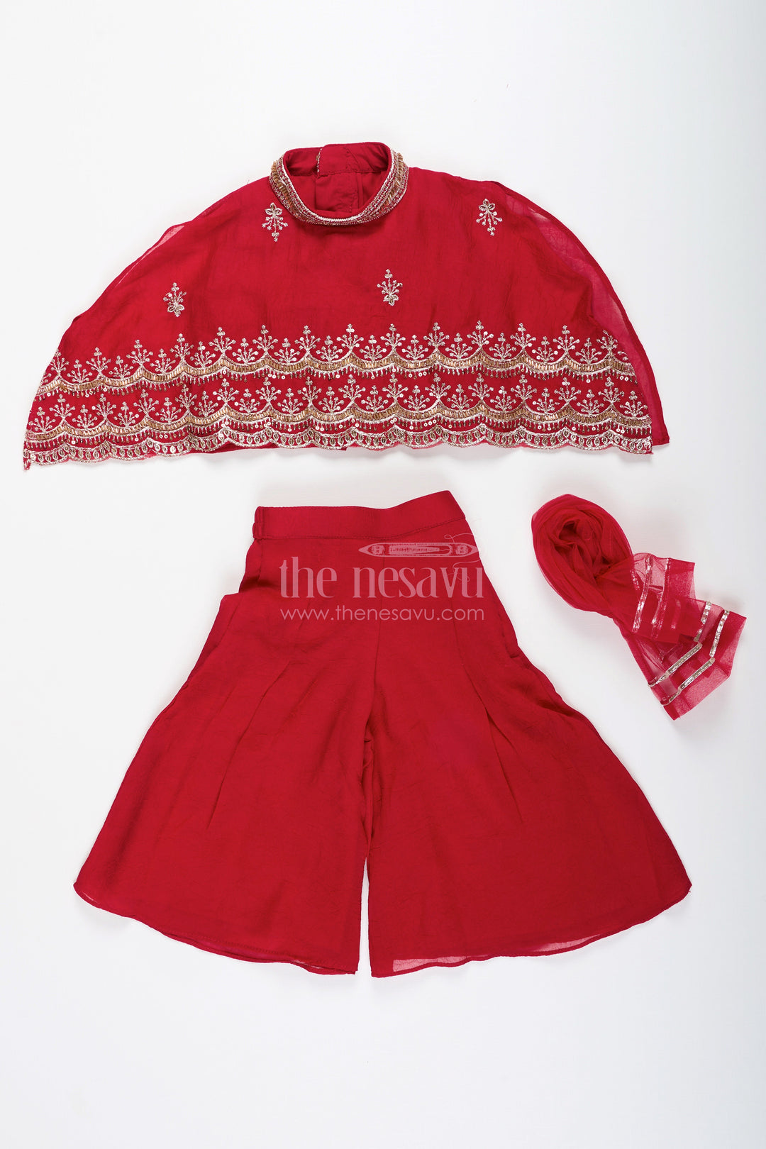 Sharara set for toddler girls perfect for wedding functions and family sangeets