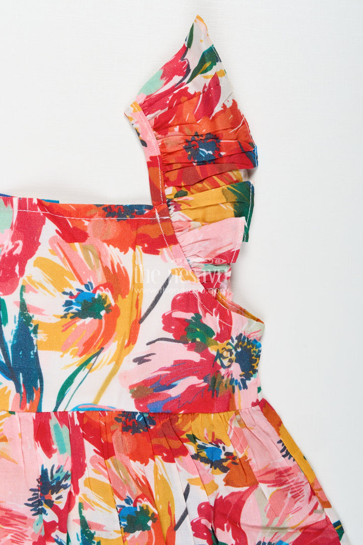 Printed Palazzo Set For Baby Girls Casual Occasions