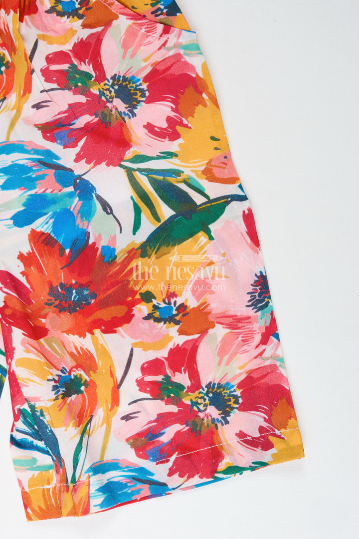 Printed Palazzo Set For Baby Girls Casual Occasions