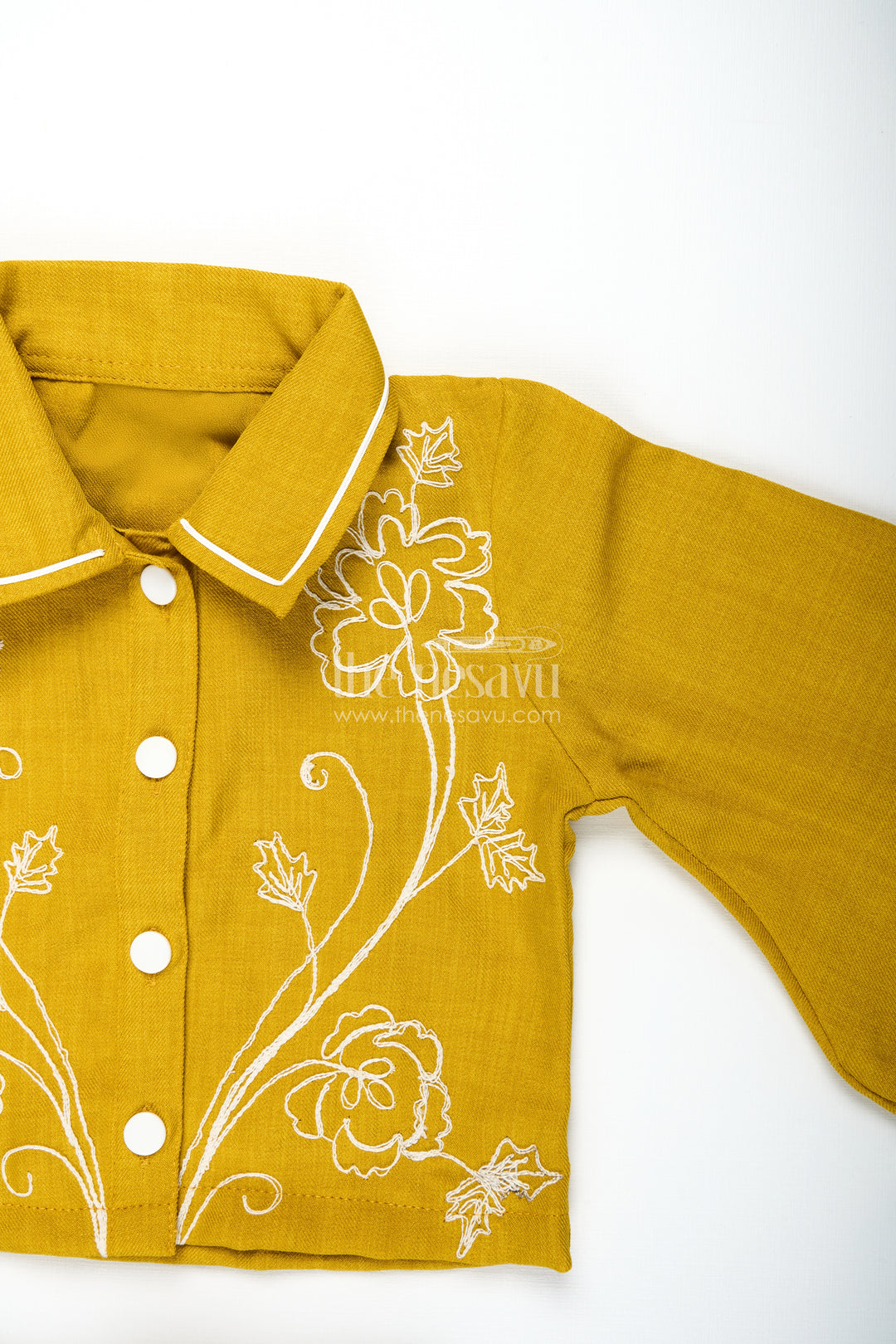 Girls embroidered plazo set for festive school events and family functions