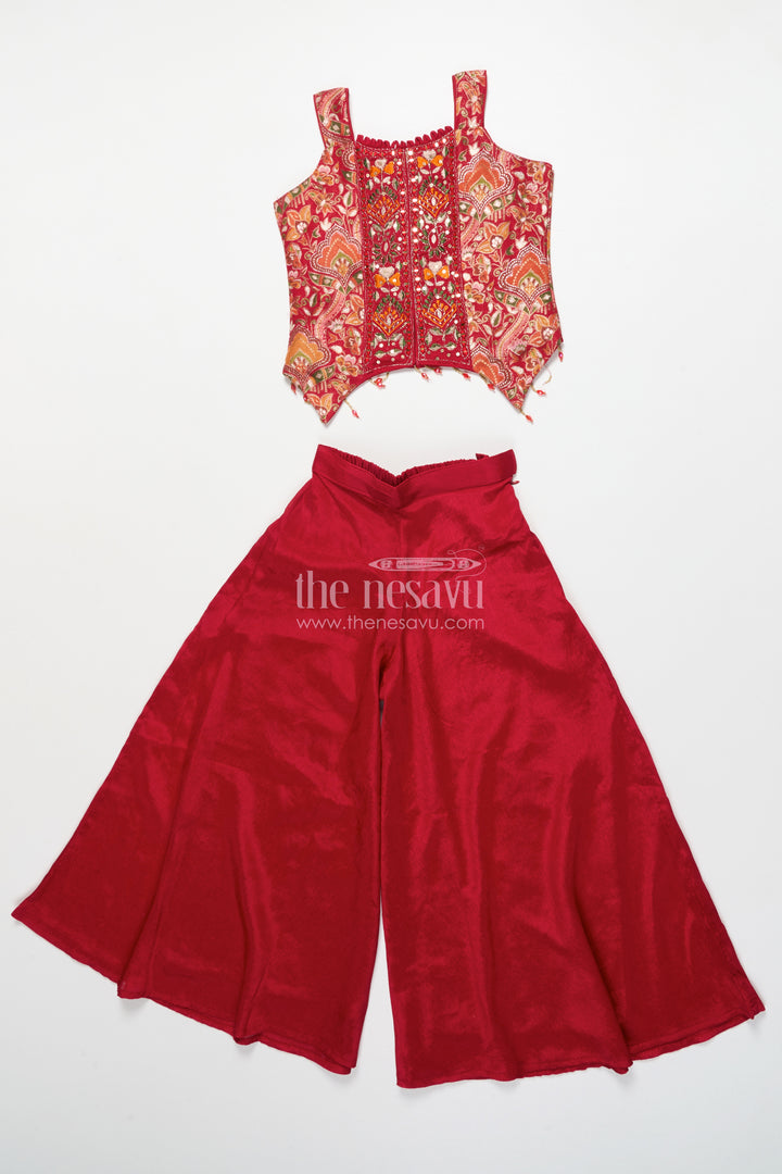Girls Designer Sharara Set for Weddings and Grand Festive Occasions