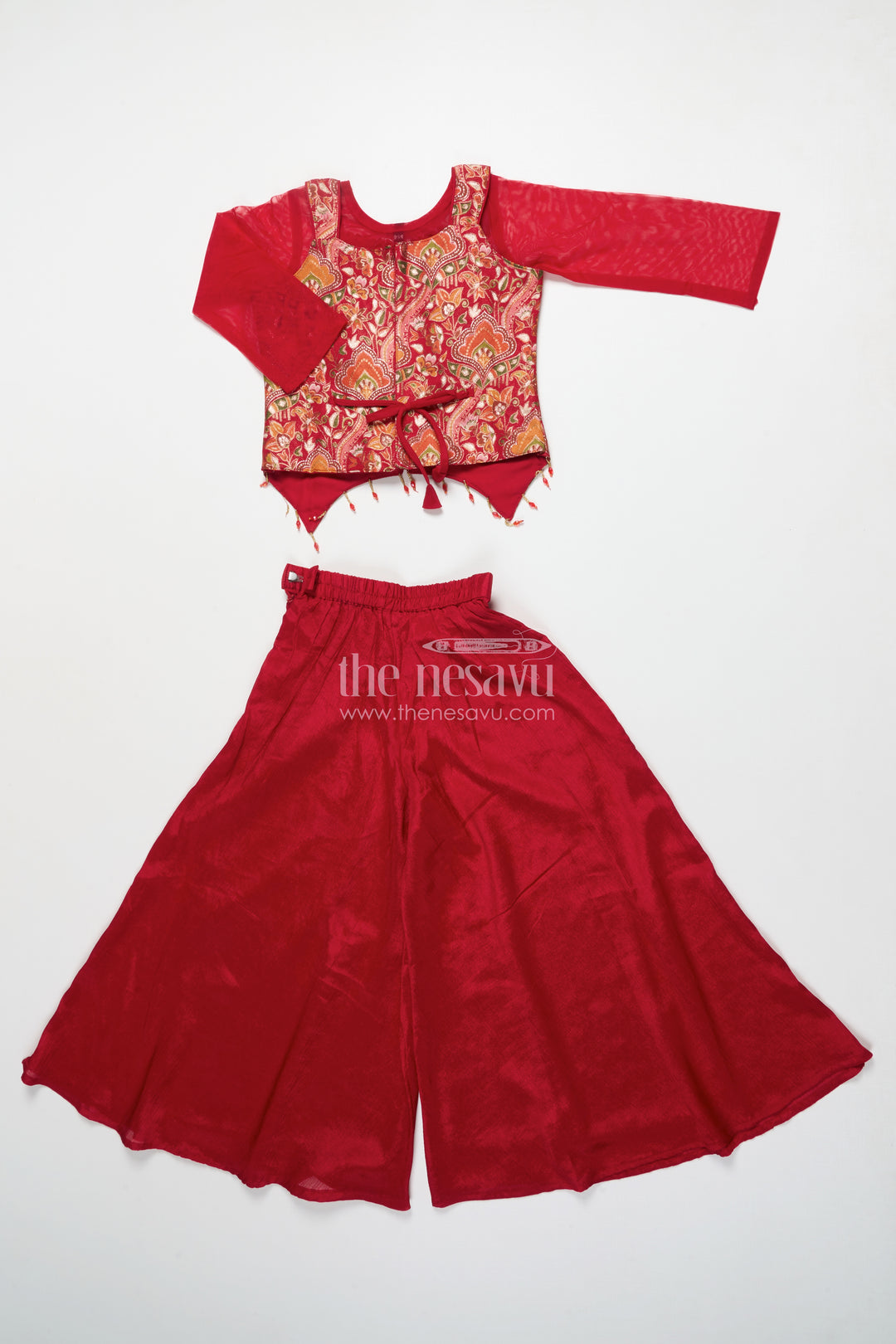 Girls Designer Sharara Set for Weddings and Grand Festive Occasions
