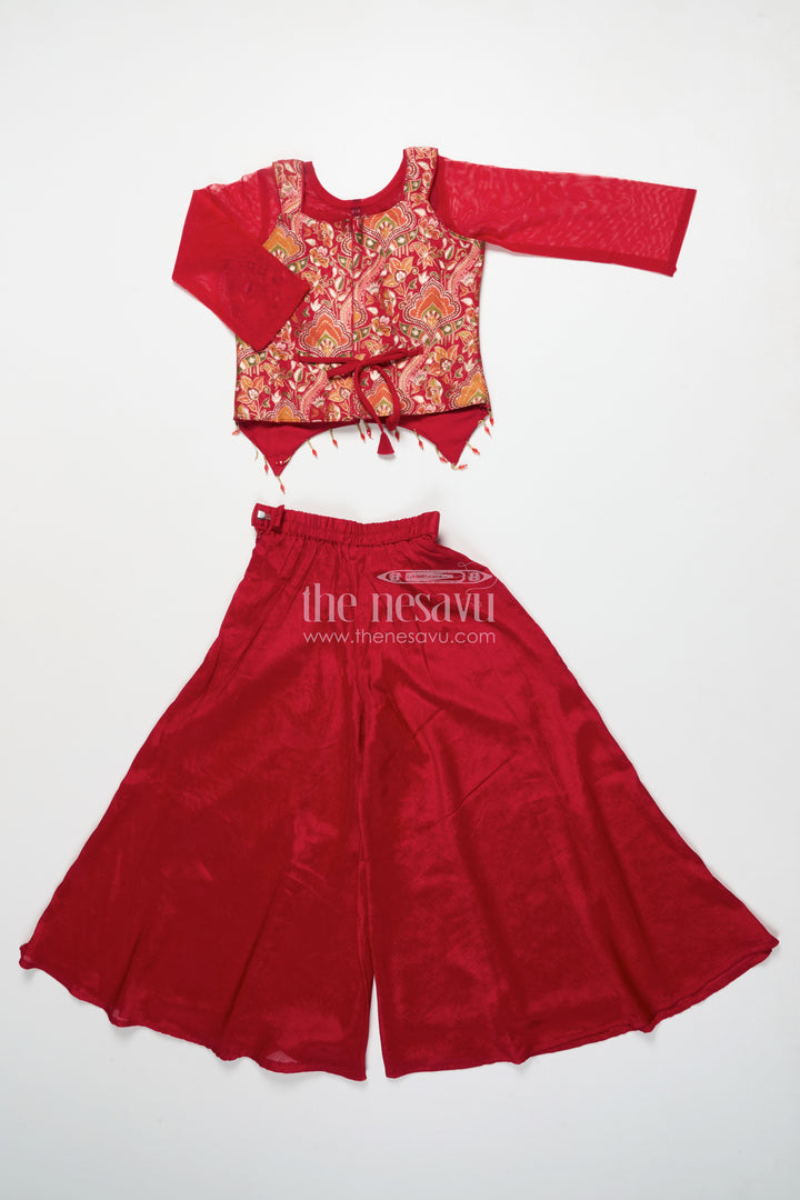 Girls Designer Sharara Set for Weddings and Grand Festive Occasions