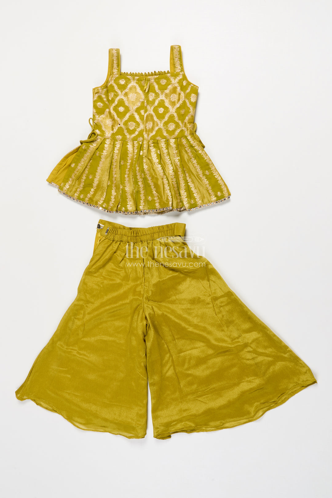 Girls Festive Sharara Set with Designer Embroidery for Traditional Occasions