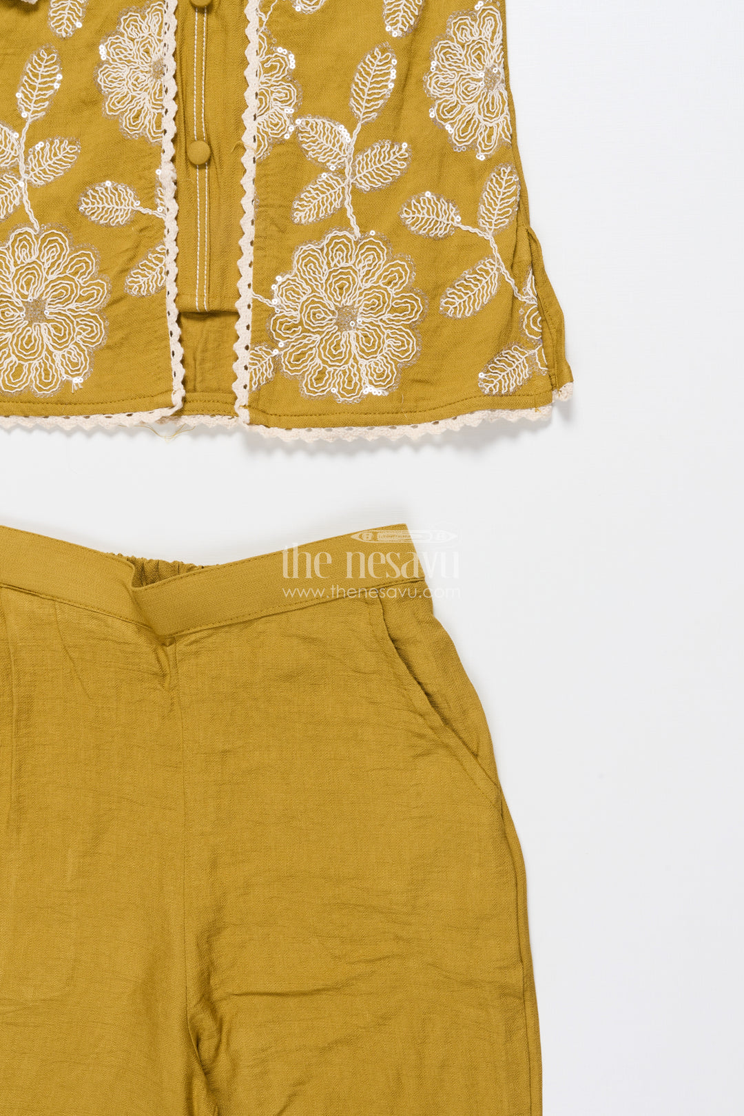 Girls Sharara Set with Attached Coat for Festive Occasions and Weddings