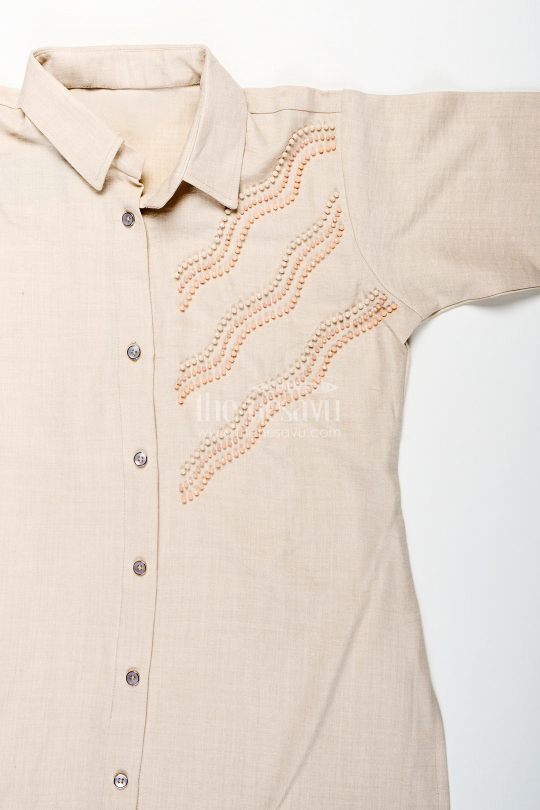 Girls embroidered plazzo set for family gatherings and school ethnic days