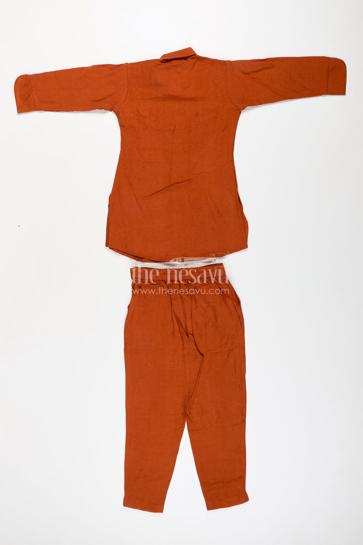 Girls plazzo kurta set with floral embroidery for everyday ethnic wear