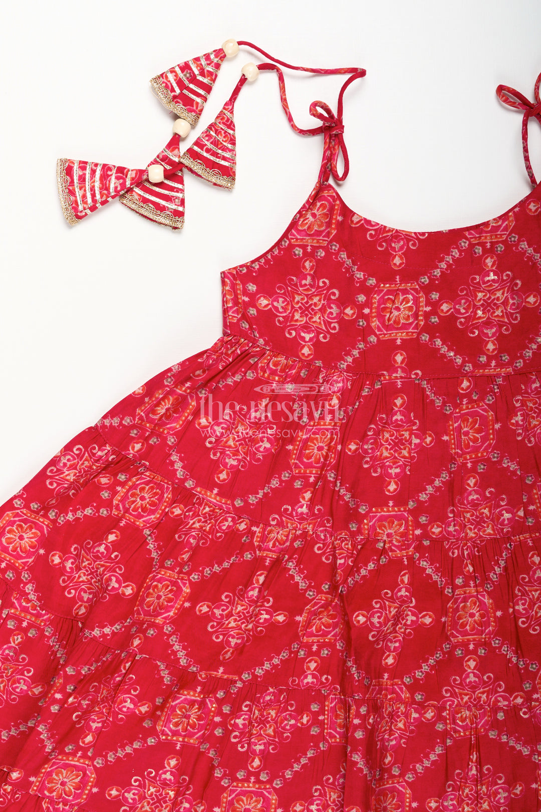 Girls cotton sharara set with digital print for festive occasions