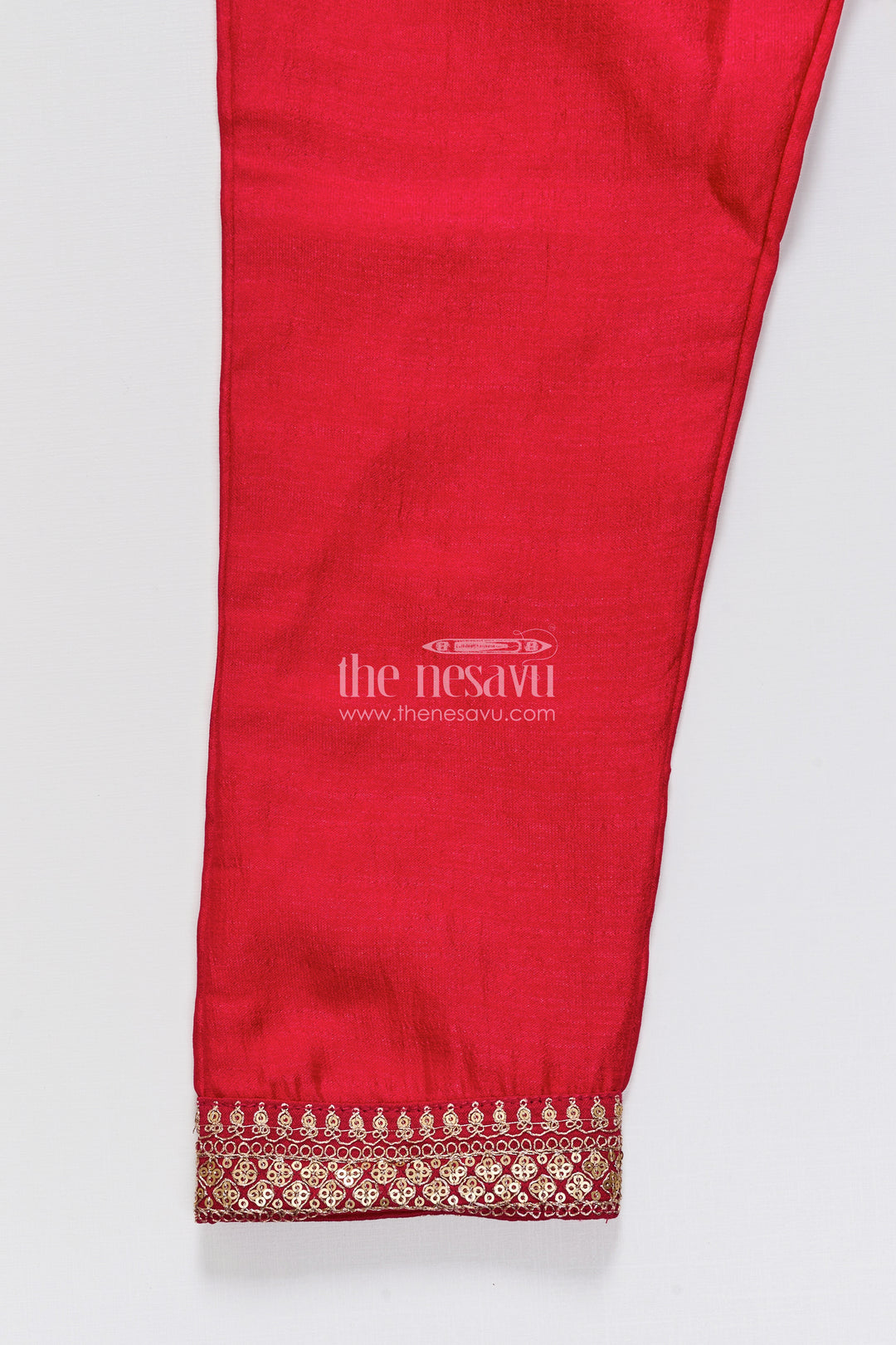 Girls sharara set in red for traditional family occasions
