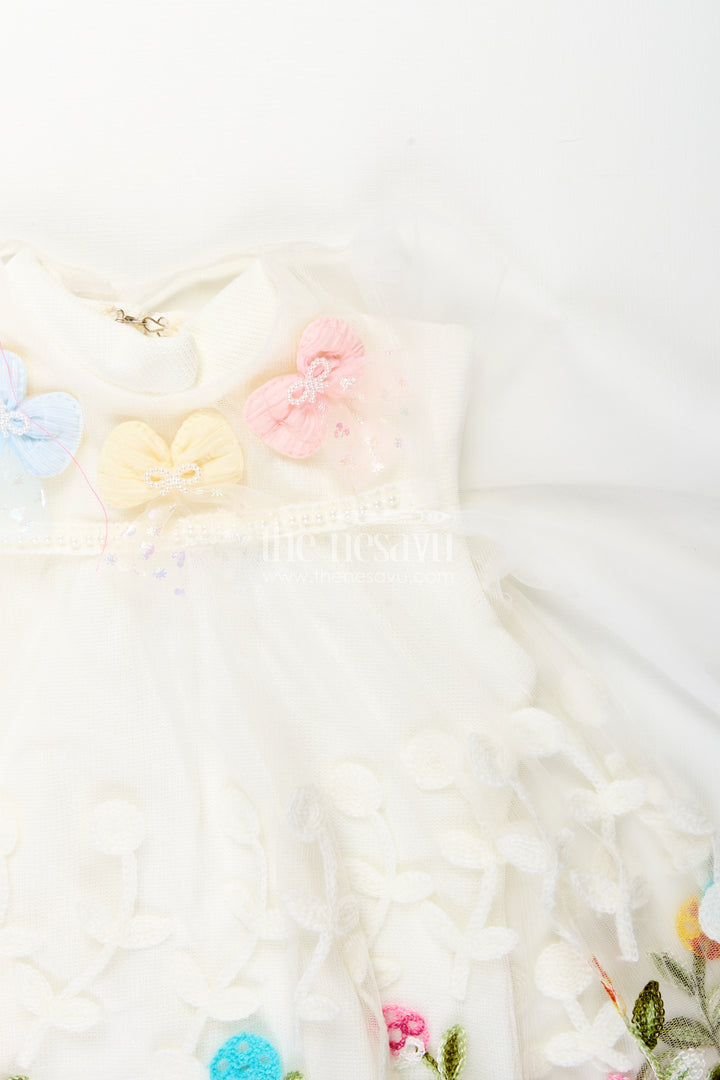 Baby girl embroidered top and legging set for festive occasions