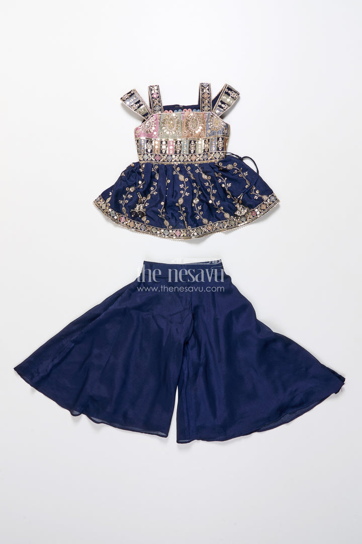 Party wear sharara set for toddler girls for evening celebrations and birthdays