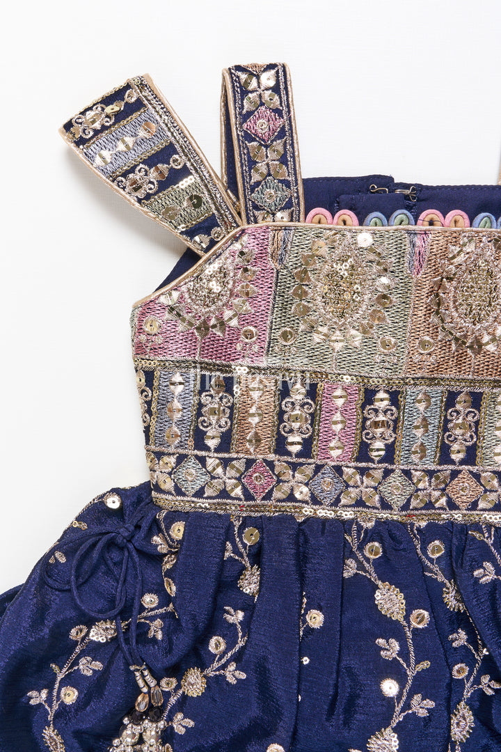 Party wear sharara set for toddler girls for evening celebrations and birthdays