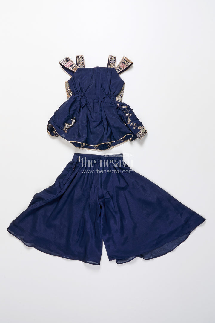 Party wear sharara set for toddler girls for evening celebrations and birthdays