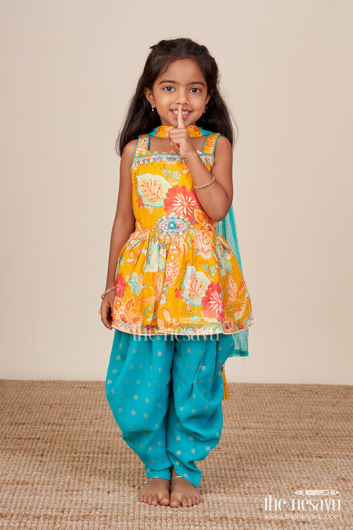 Baby Girl Sharara Set for Birthday Parties and Festive Playdates
