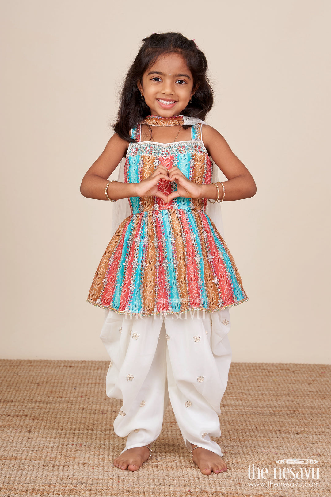 Toddler Girl Sharara Set for Birthday Celebrations and Festive Events